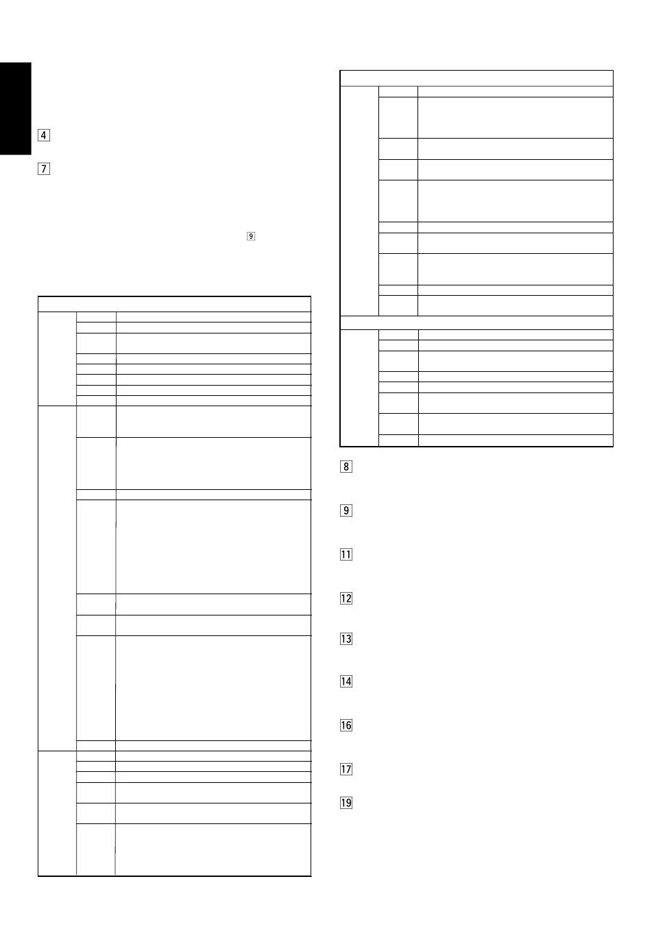 Remote control unit rc-18sr, English, Vpower on and off | Mdirect button, Page buttons, Function buttons, 1 volume up (+) and down (-), 2 ten keypad, 4 c (clear) button, 6 cursor, ok buttons | Marantz SR8000 User Manual | Page 12 / 41