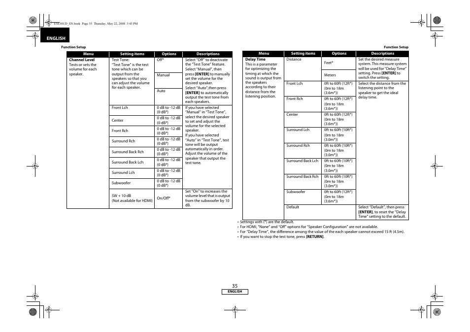 Marantz BD8002 User Manual | Page 38 / 44