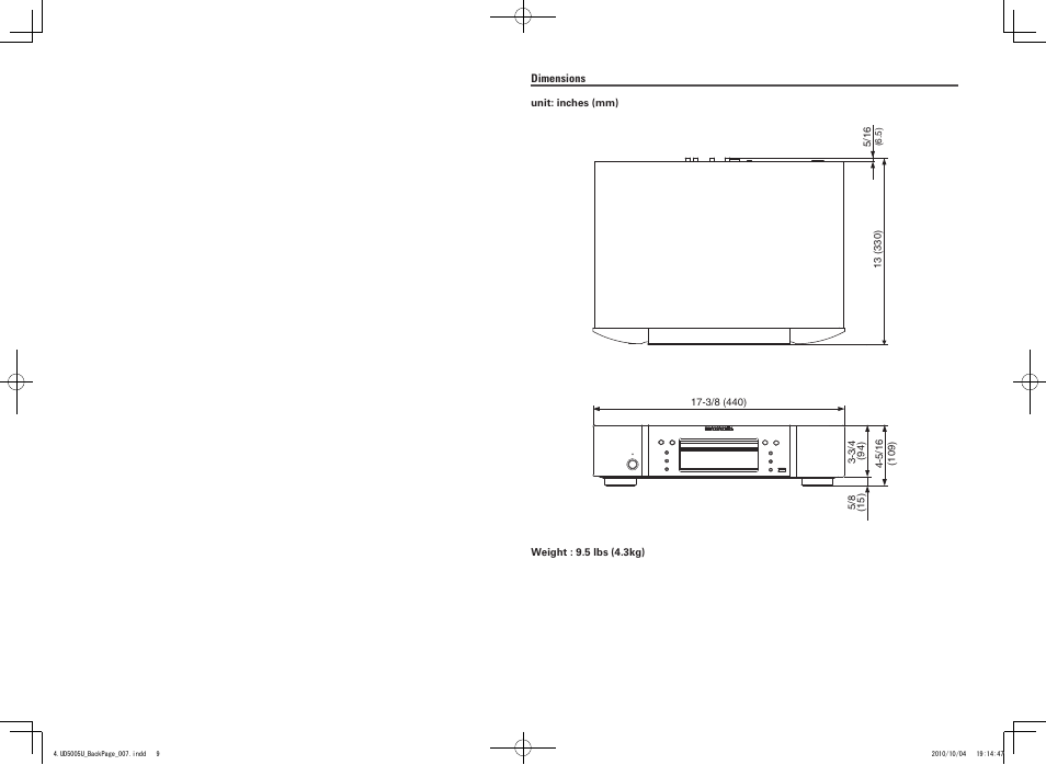 Marantz 5411 10470 007M User Manual | Page 71 / 72