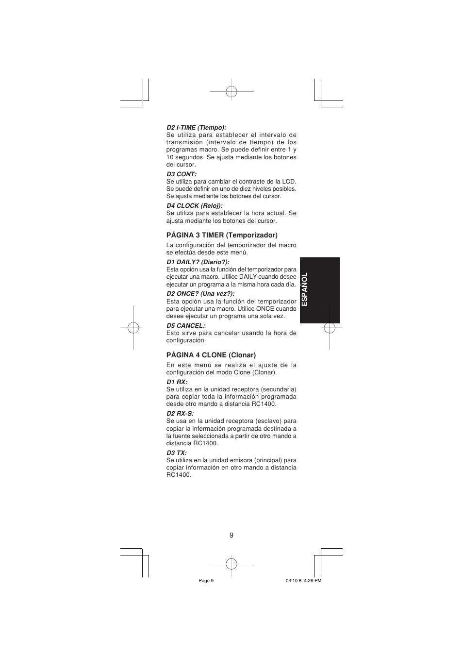 Marantz RC1400 User Manual | Page 103 / 191