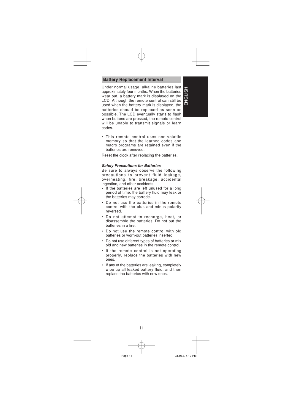 Marantz RC1400 User Manual | Page 13 / 191