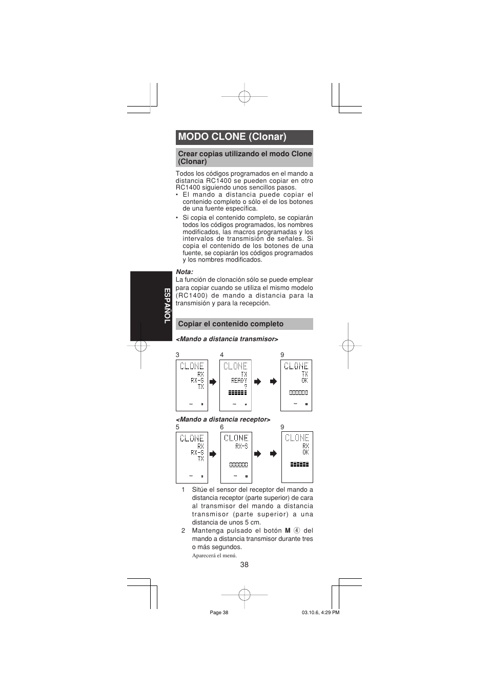 Marantz RC1400 User Manual | Page 132 / 191