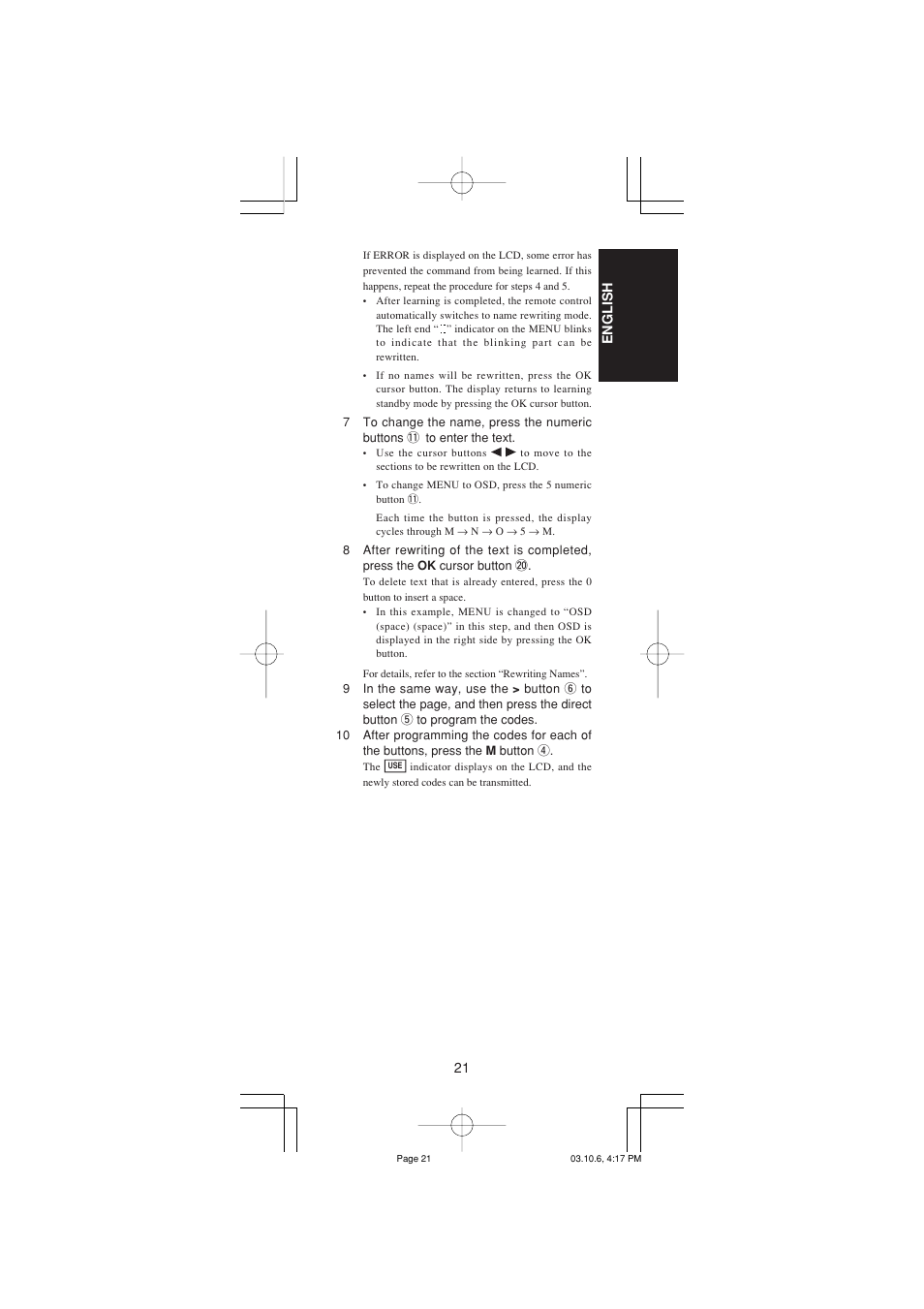 Marantz RC1400 User Manual | Page 23 / 191