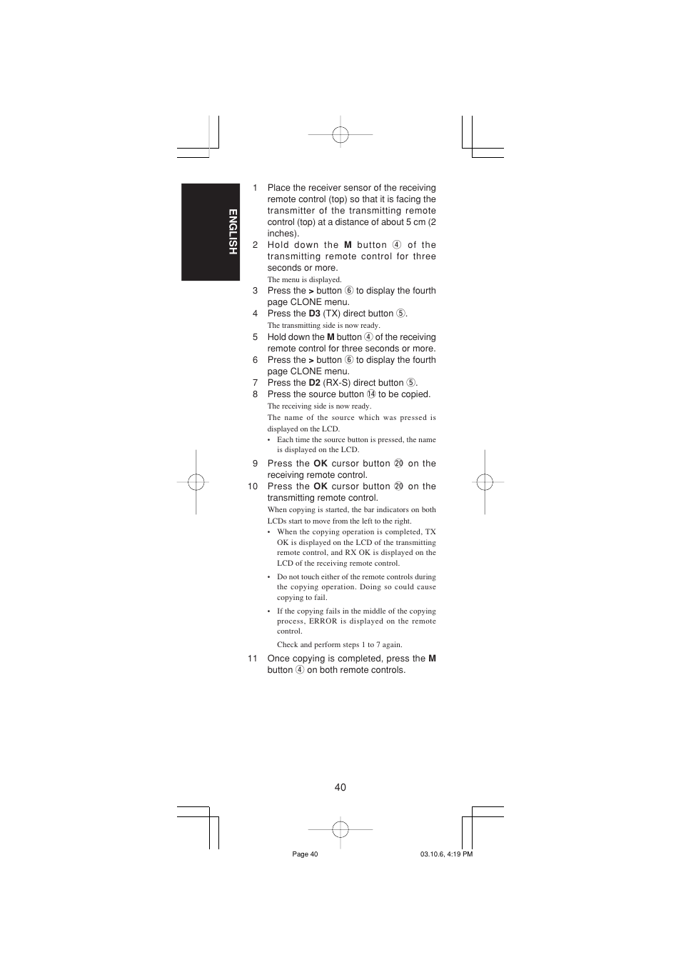 Marantz RC1400 User Manual | Page 42 / 191