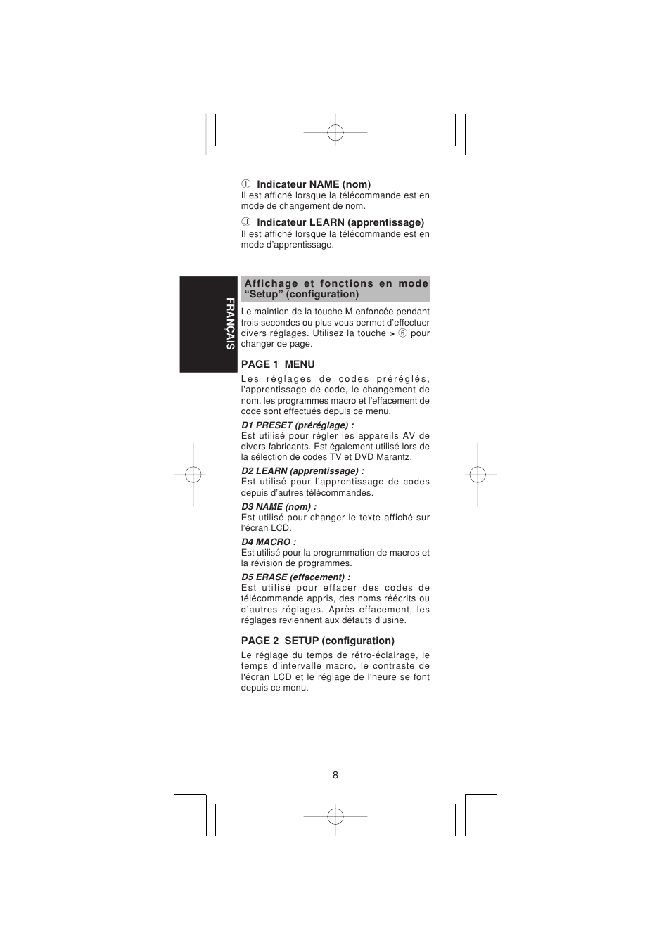 Marantz RC1400 User Manual | Page 56 / 191