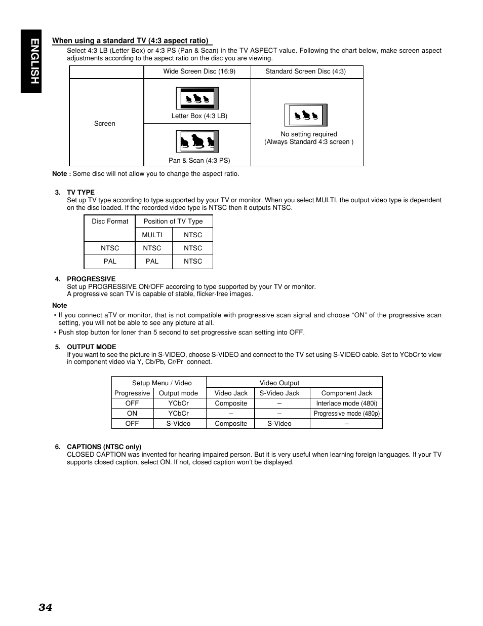 English 34 | Marantz PMD910 User Manual | Page 38 / 48