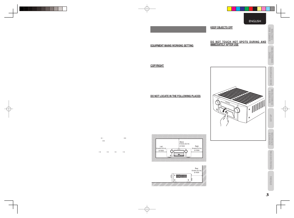 Before use | Marantz SR6003 User Manual | Page 6 / 90