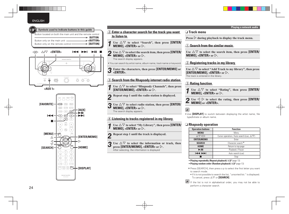 Marantz M-CR603 User Manual | Page 28 / 52