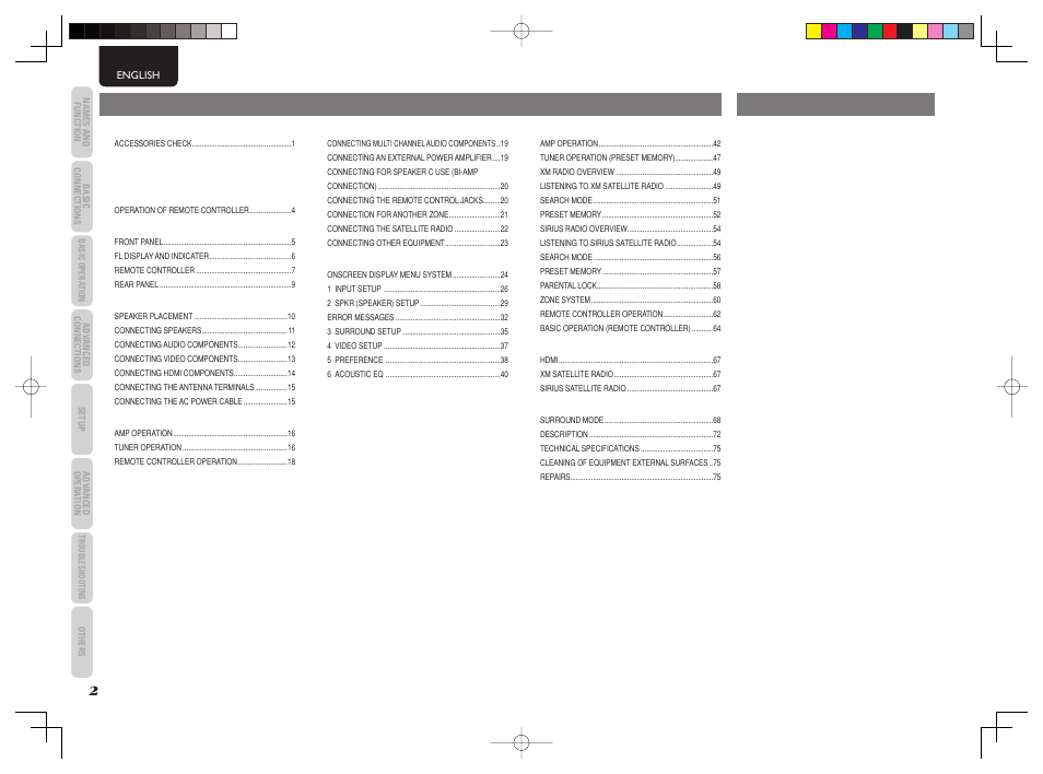Marantz SR5003 User Manual | Page 5 / 81