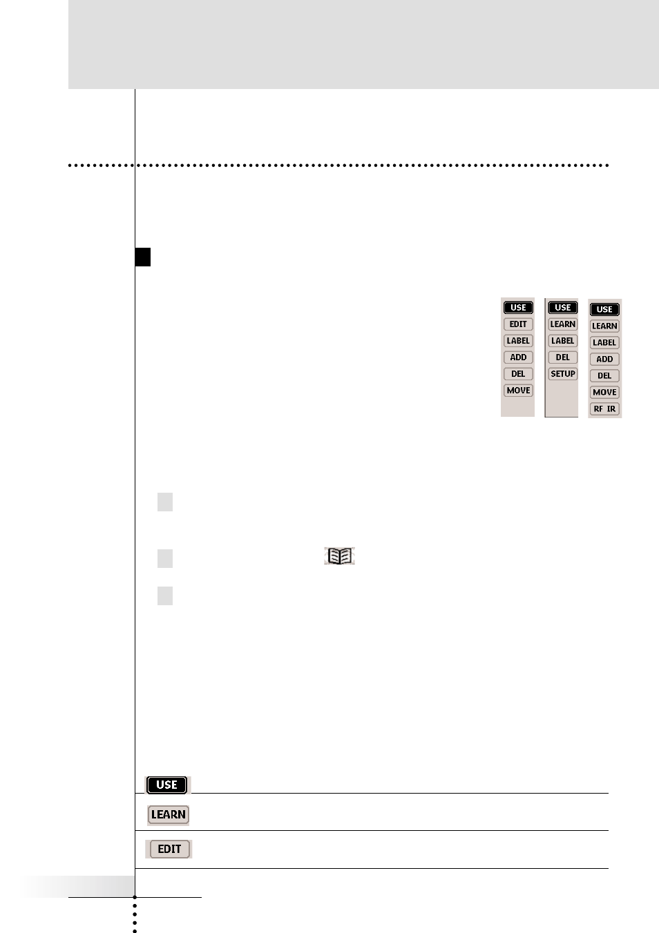 The mode menus, Getting started, 6the mode menu | Working with modes | Marantz RC9200 User Manual | Page 17 / 66