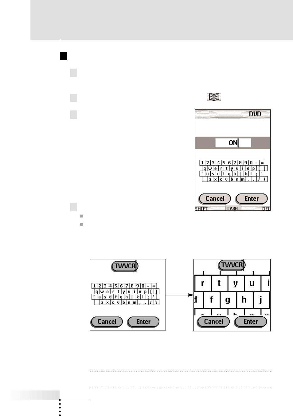 Reference, Labeling a button or a text frame | Marantz RC9200 User Manual | Page 35 / 66