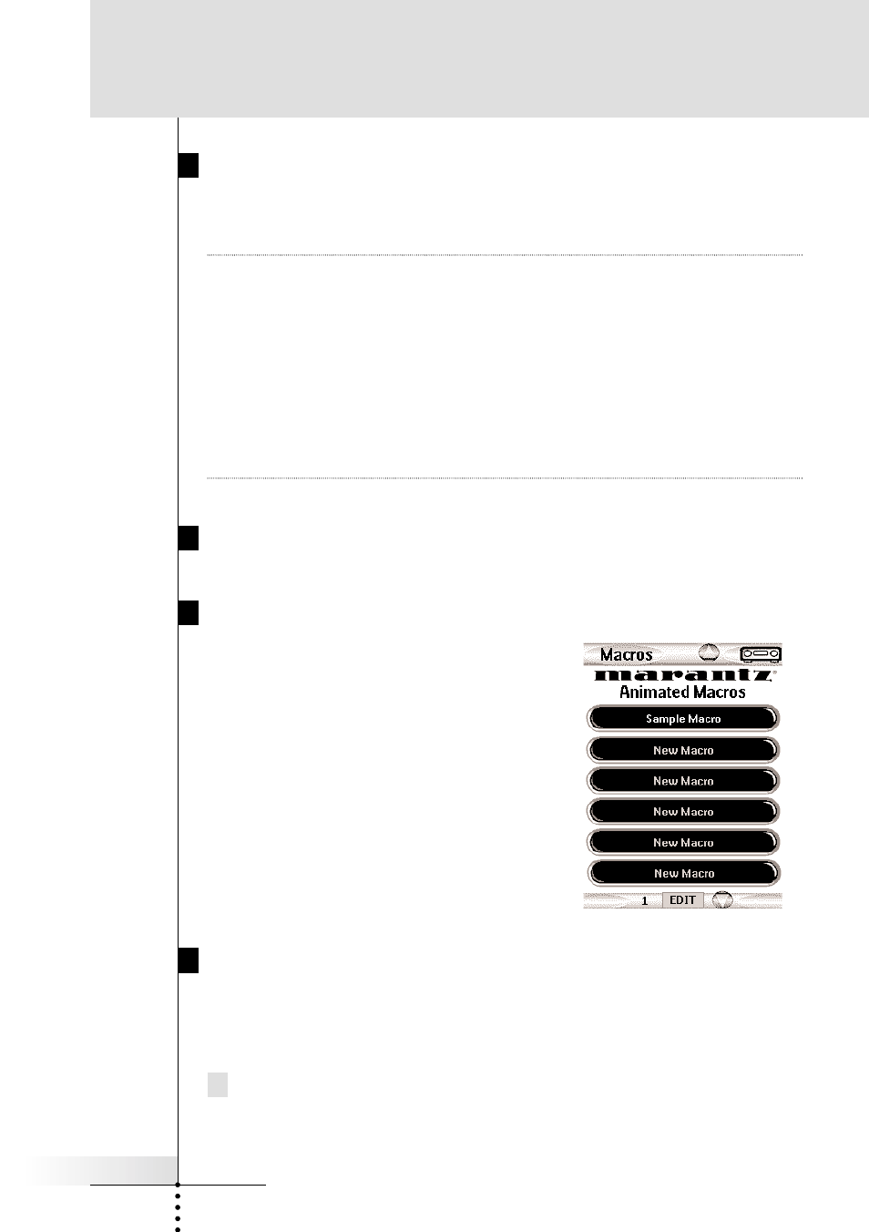 Reference, Copy existing device, Restore deleted device | Adding macro groups, Moving groups and re-ordering the home buttons | Marantz RC9200 User Manual | Page 41 / 66