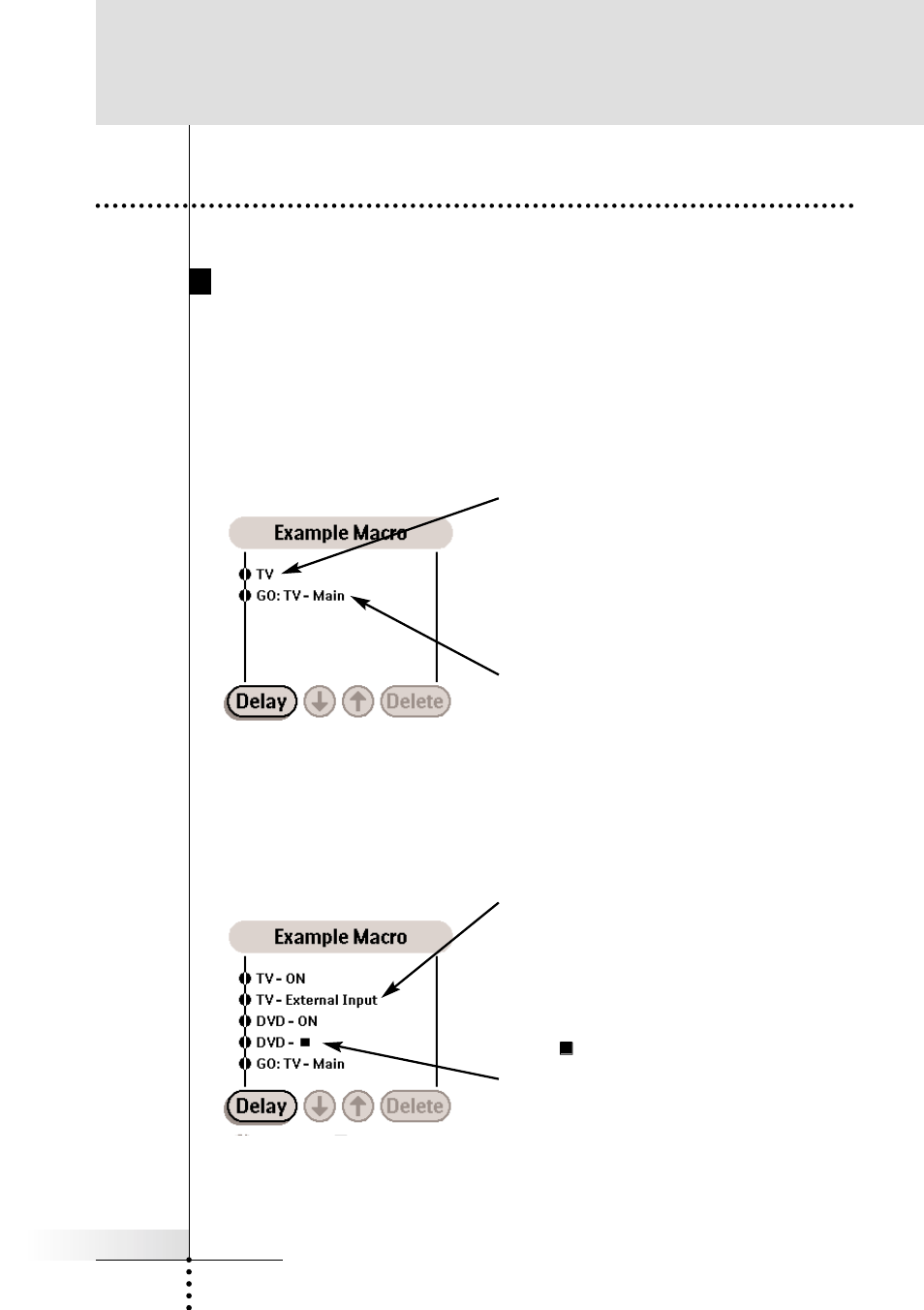 Recording macros, Reference, Edit window notation | Marantz RC9200 User Manual | Page 45 / 66