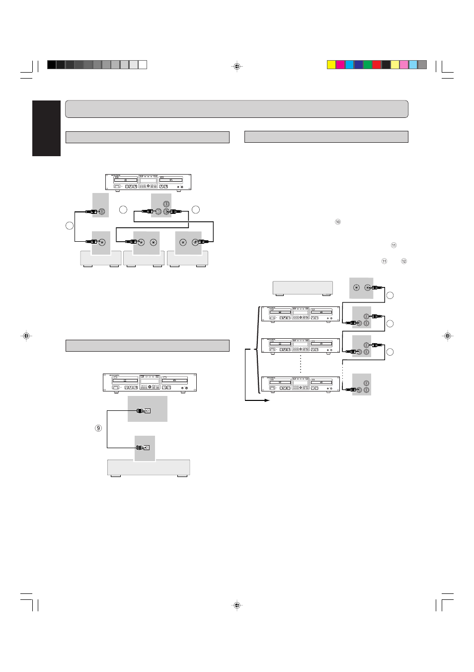 Installation, English, Digital cascade connections | Marantz CDR500 User Manual | Page 11 / 33