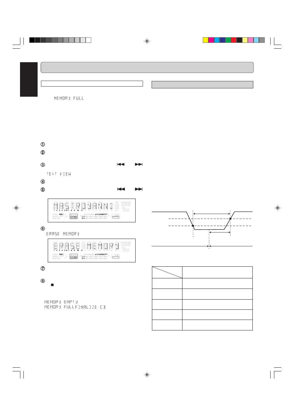 Menu mode, English | Marantz CDR500 User Manual | Page 27 / 33