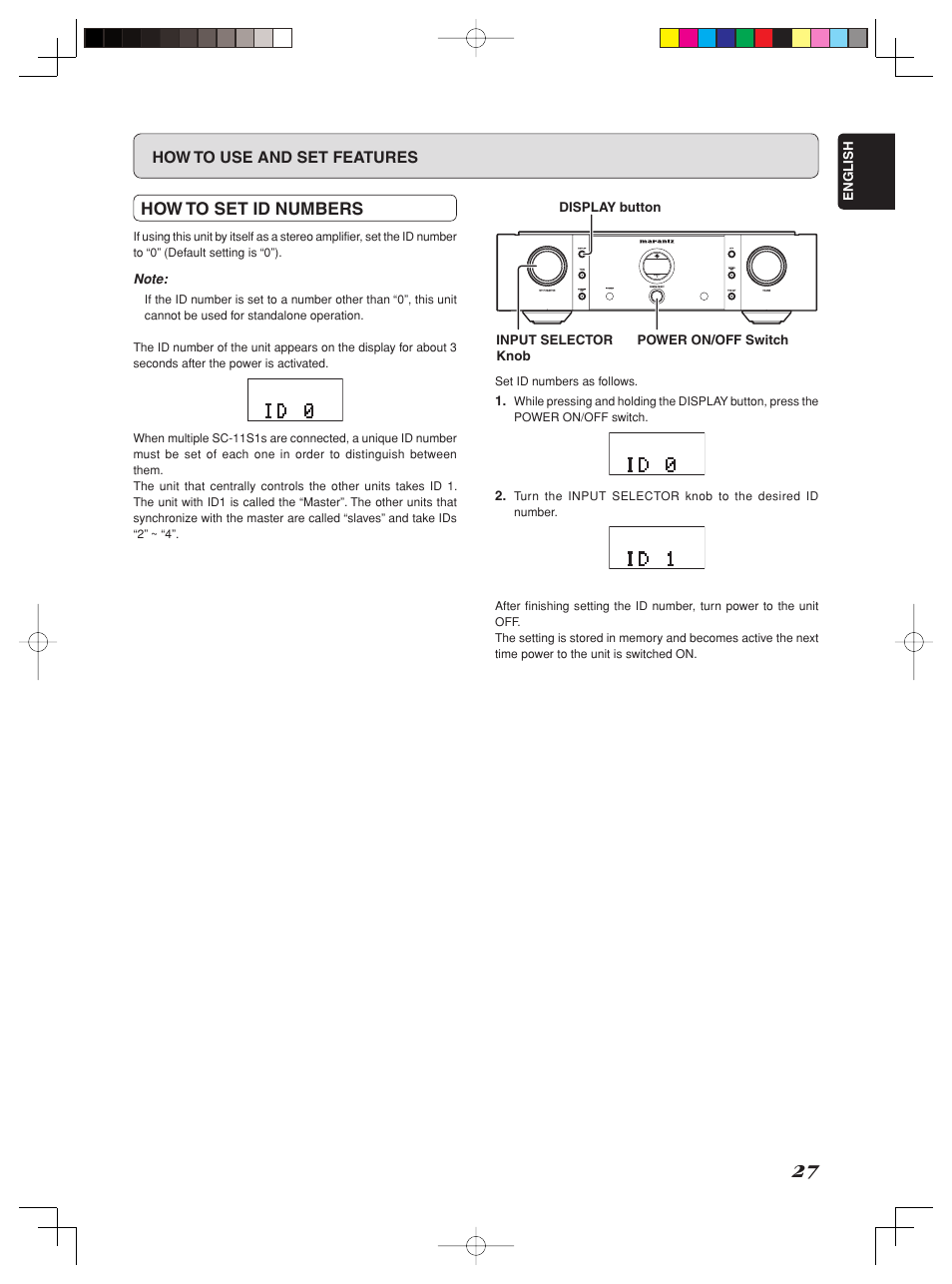 Marantz Model SC-11S1 User Manual | Page 33 / 37