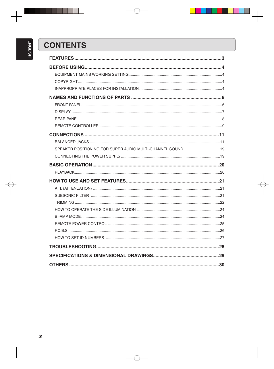 Marantz Model SC-11S1 User Manual | Page 8 / 37