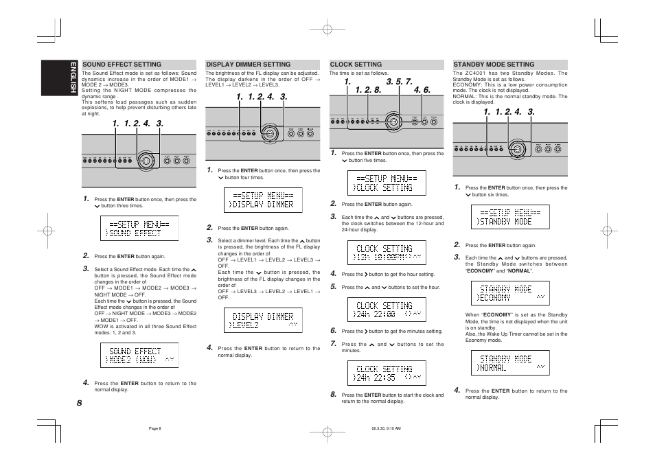 Marantz ZC4001 User Manual | Page 11 / 14