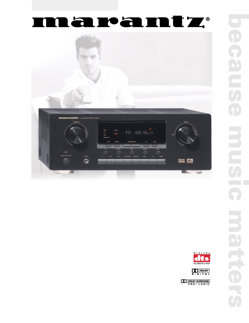 Marantz SR4200 User Manual | 2 pages