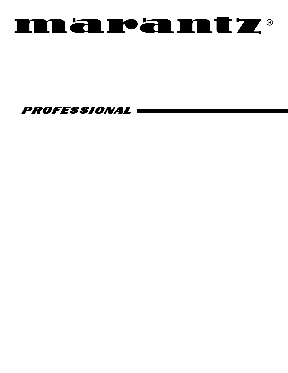 Marantz PMD690 User Manual | 37 pages