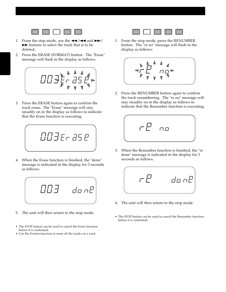 Playback and editing | Marantz PMD690 User Manual | Page 24 / 37