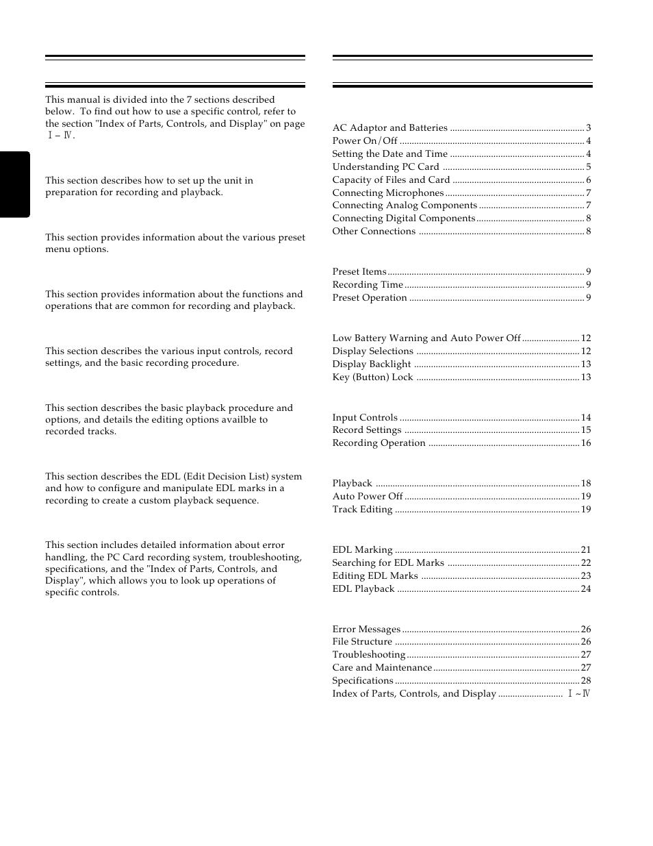 Marantz PMD690 User Manual | Page 6 / 37