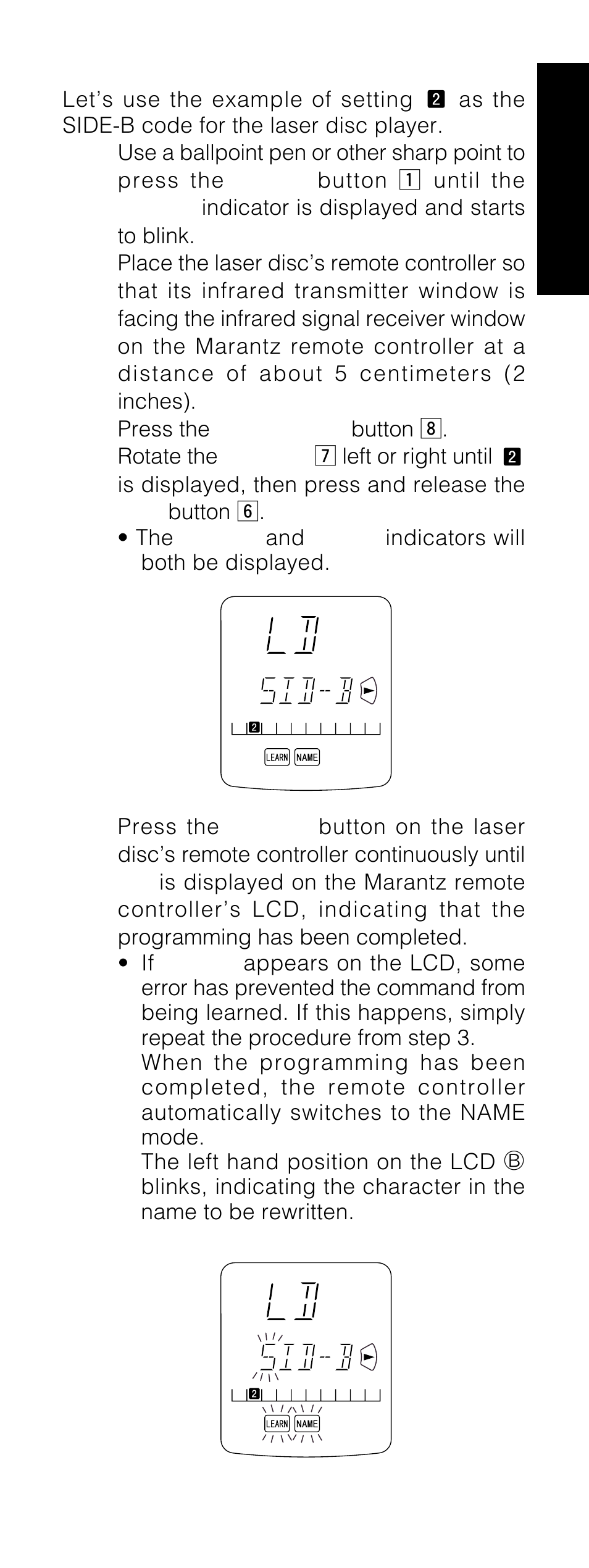 Programming the jog dial | Marantz RC1200 User Manual | Page 14 / 47