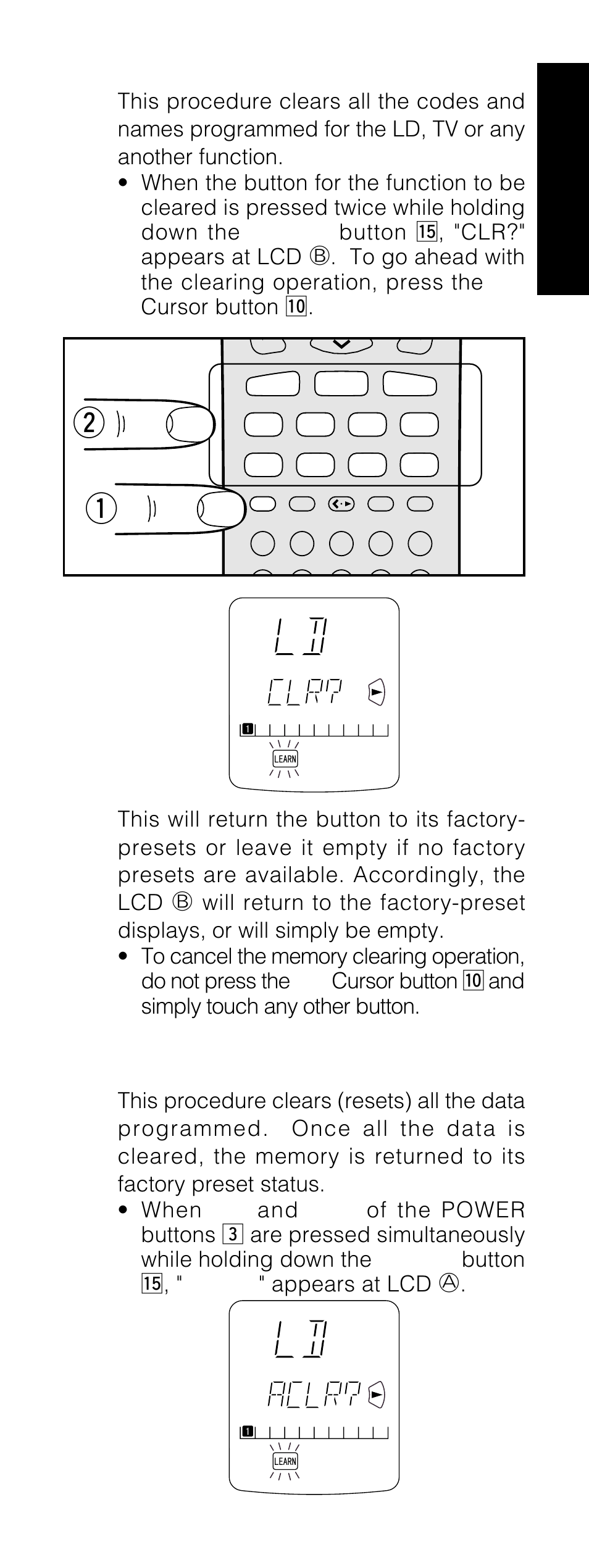 English | Marantz RC1200 User Manual | Page 20 / 47