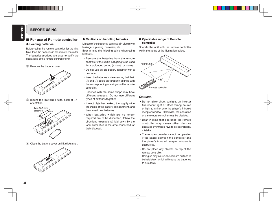 Marantz ES7001 User Manual | Page 6 / 25