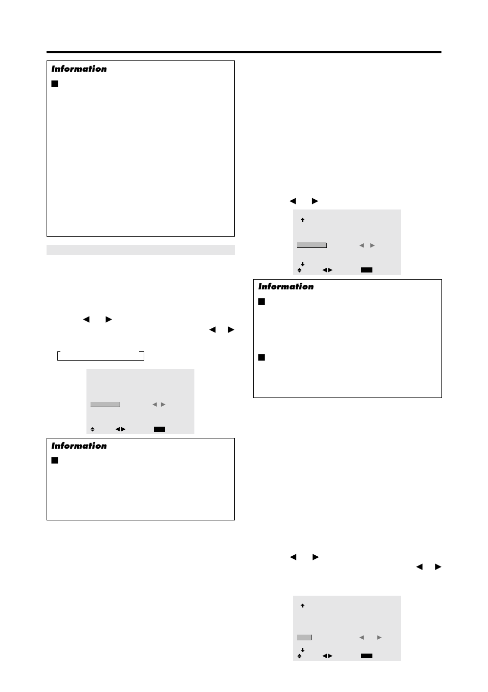 Buttons to adjust the gray level, Button is pressed | Marantz PD6140D User Manual | Page 37 / 60