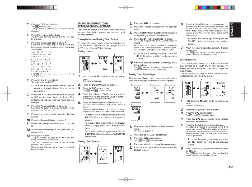 Learn name macro use page | Marantz SR8002 User Manual | Page 22 / 94