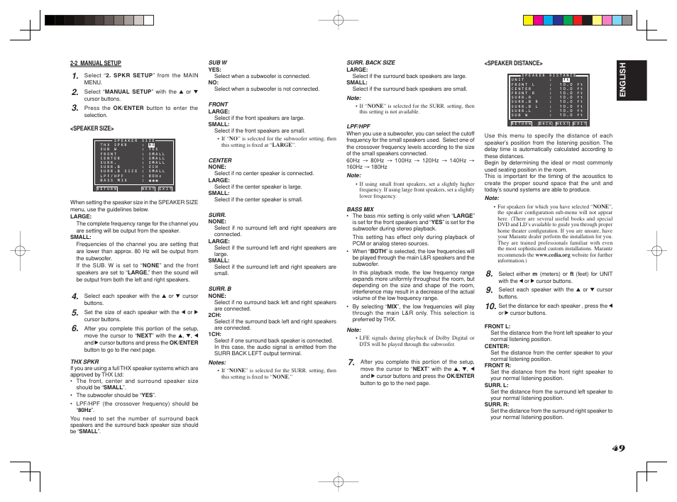 Marantz SR8002 User Manual | Page 52 / 94