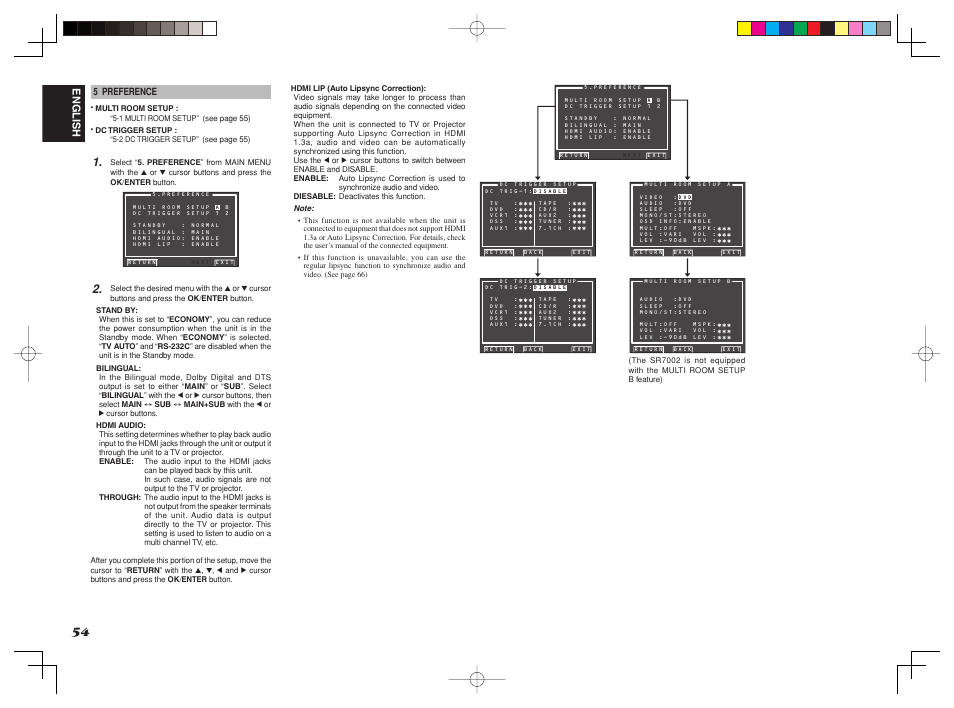 English | Marantz SR8002 User Manual | Page 57 / 94