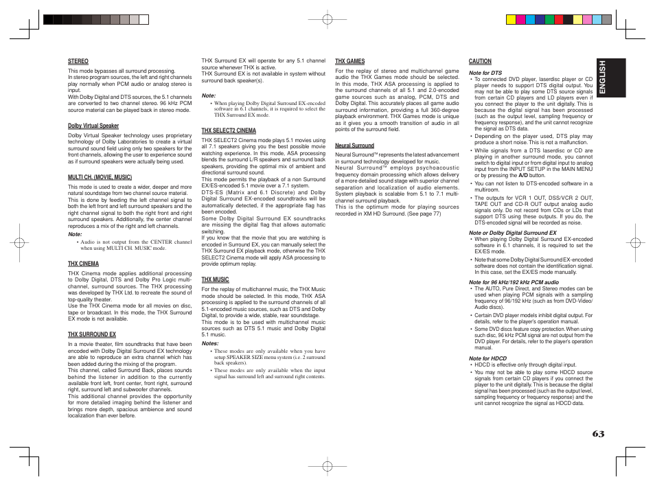 Marantz SR8002 User Manual | Page 66 / 94