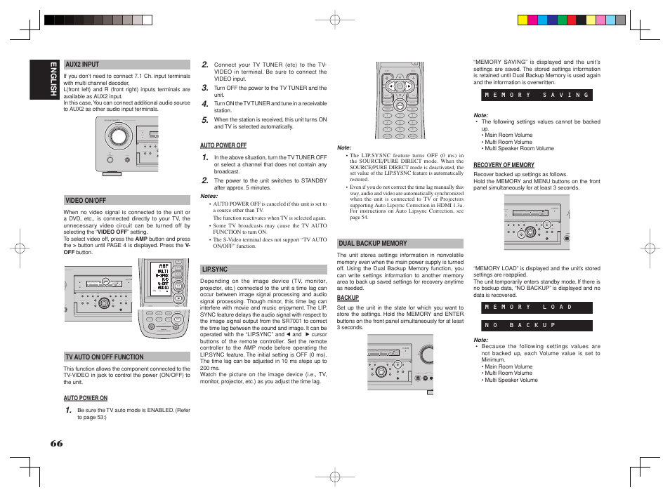 Marantz SR8002 User Manual | Page 69 / 94