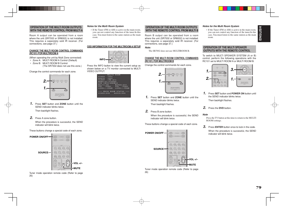 Marantz SR8002 User Manual | Page 82 / 94