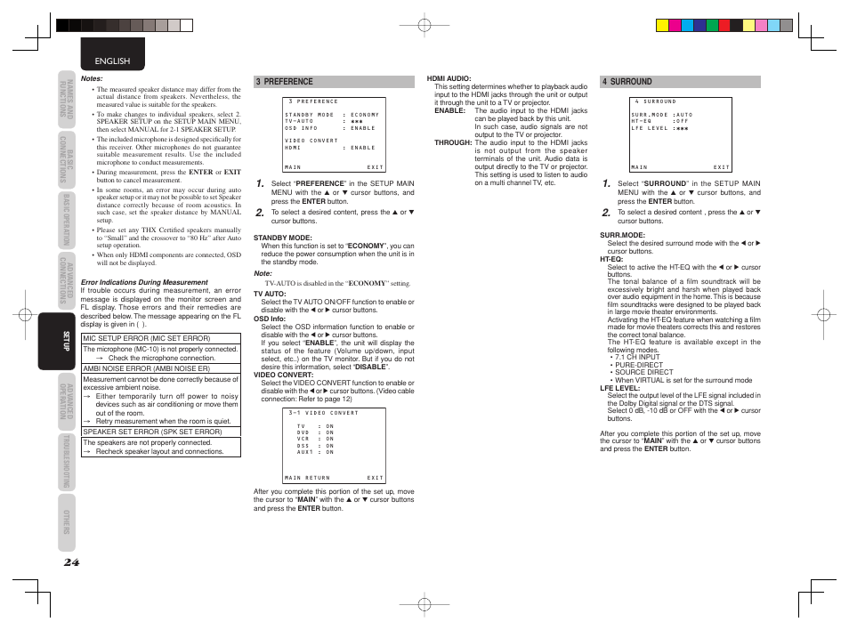 Marantz SR4003 User Manual | Page 28 / 50