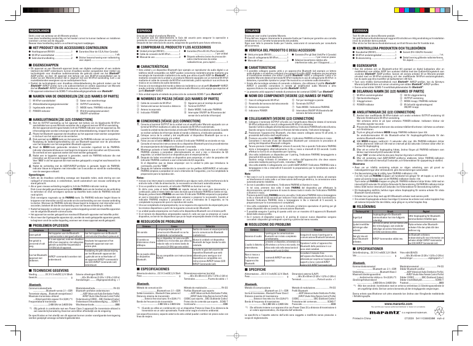 Marantz RX101 User Manual | Page 2 / 4