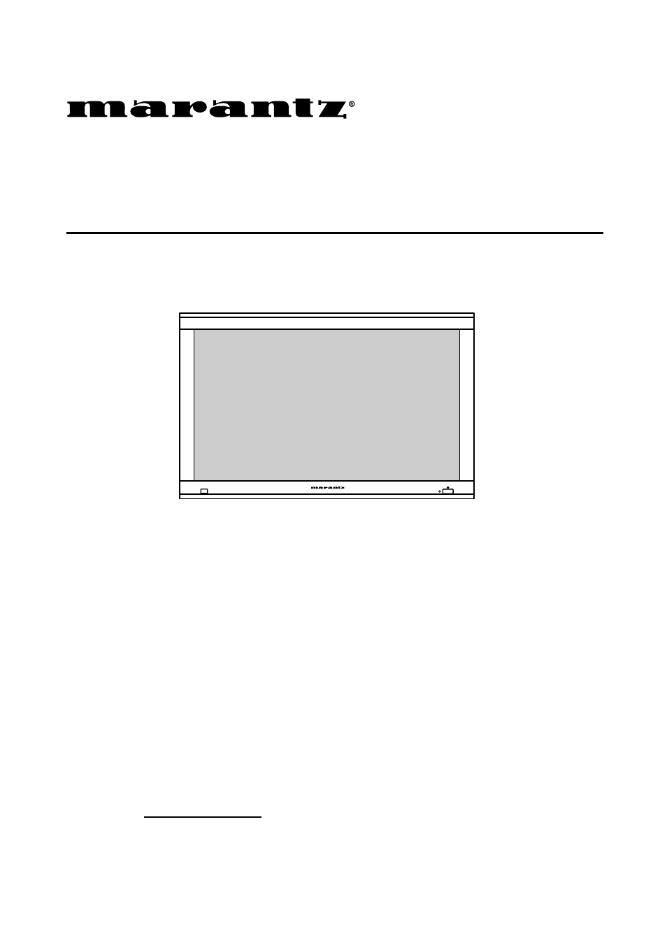 Marantz PD4298HD s User Manual | 39 pages