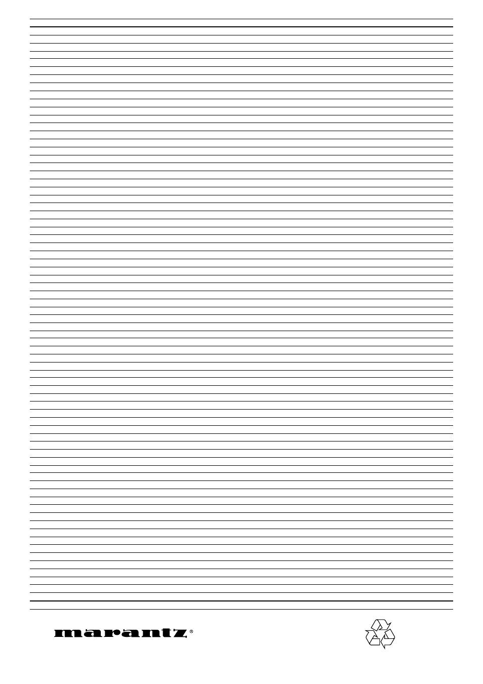 Is a registered trademark | Marantz PM4200 User Manual | Page 13 / 13