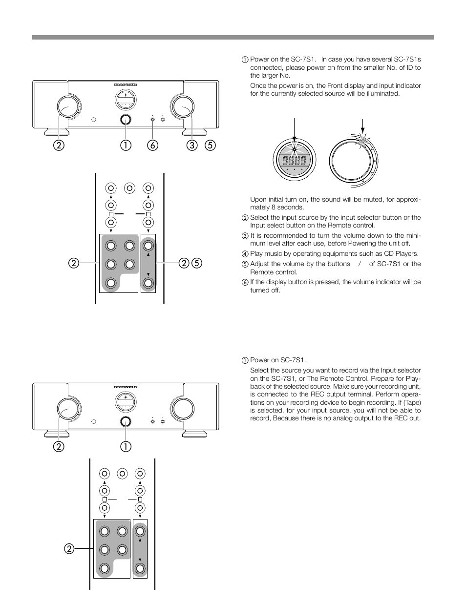 Standard operation, ቢቧ ቤ ቦ ባ, ባባ ቦ | How to play, How to record | Marantz SC-7S1 User Manual | Page 18 / 25