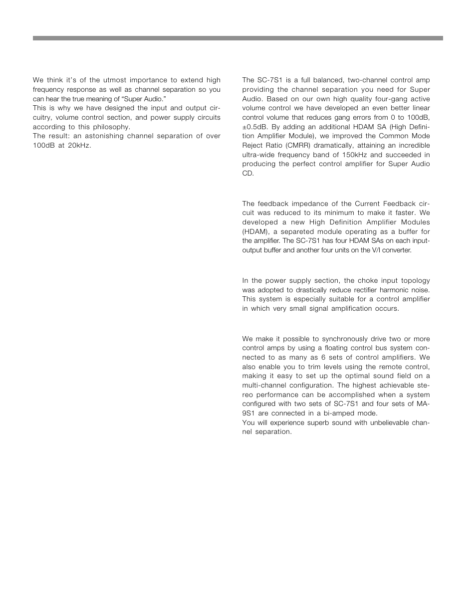 Main features of this product | Marantz SC-7S1 User Manual | Page 6 / 25
