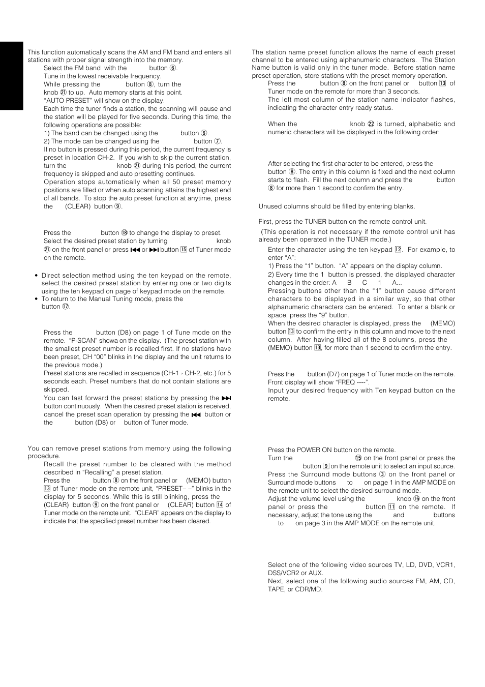 Playback operation, Other functions, English | Marantz SR-18EX User Manual | Page 25 / 47