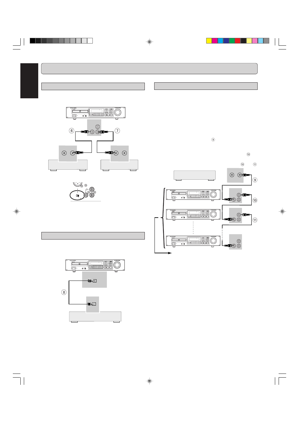 Installation, English, Digital cascade connections | Marantz CDR631 User Manual | Page 12 / 33