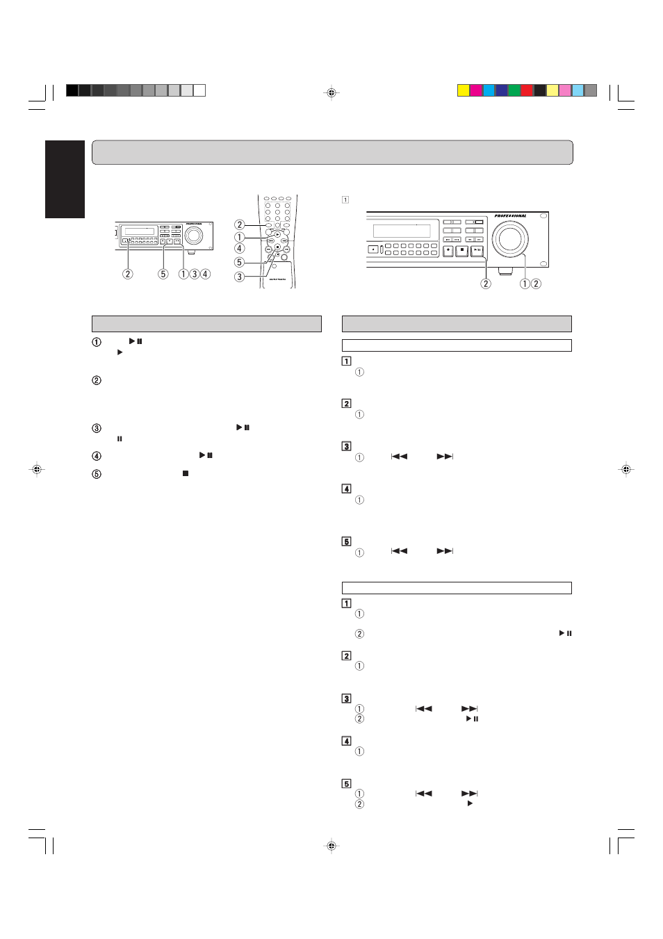 Playing, English, Playing a cd | Selecting a track | Marantz CDR631 User Manual | Page 20 / 33