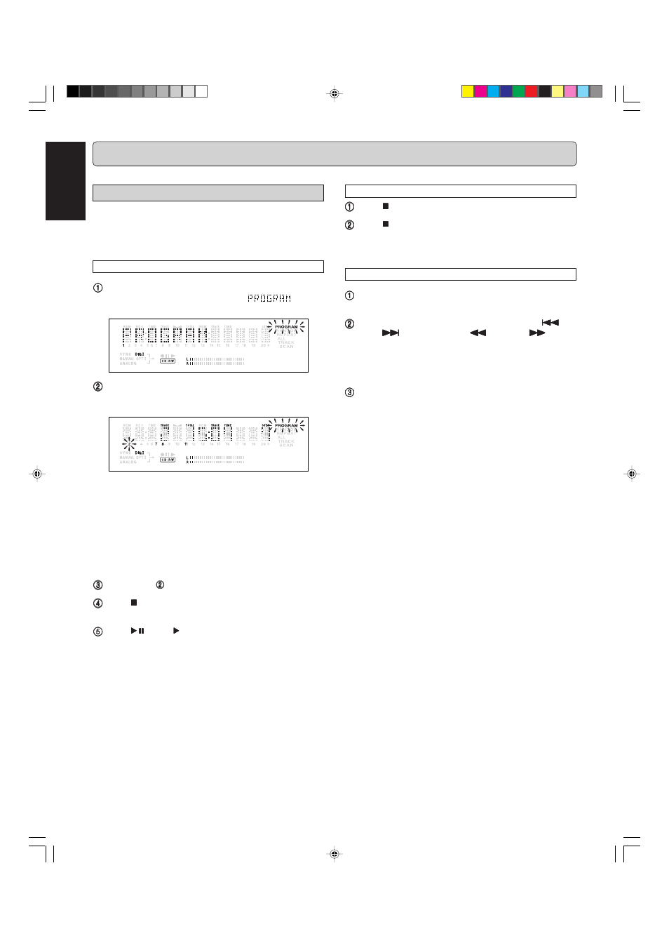 Programming, English | Marantz CDR631 User Manual | Page 22 / 33