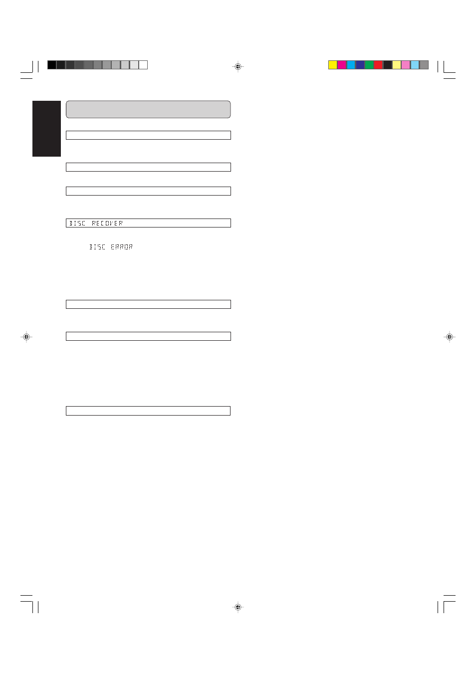 Other informations, English | Marantz CDR631 User Manual | Page 30 / 33