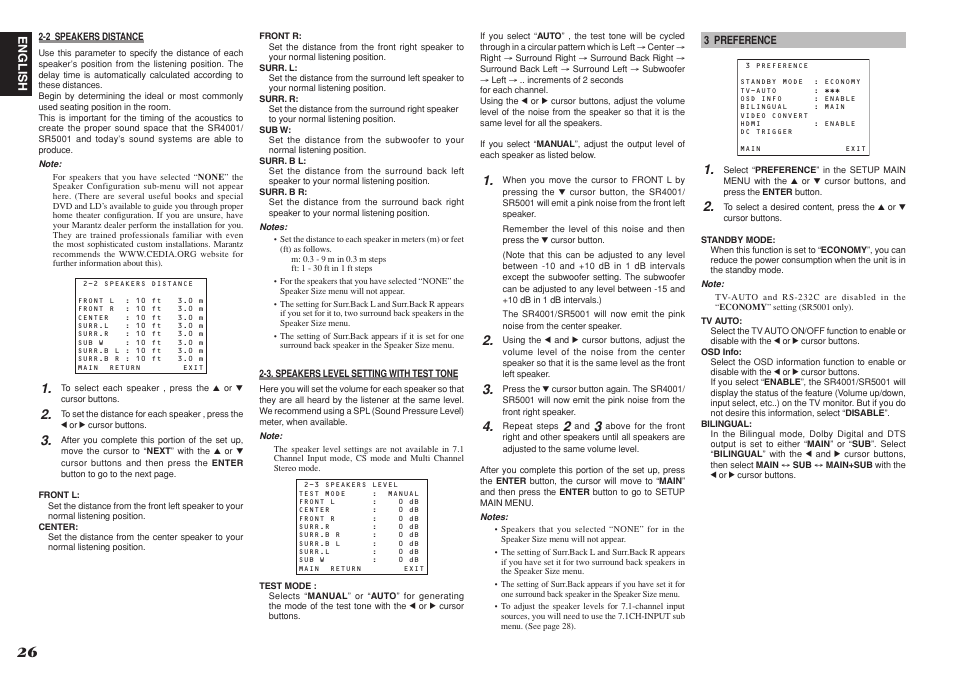 Marantz SR4001 User Manual | Page 30 / 51