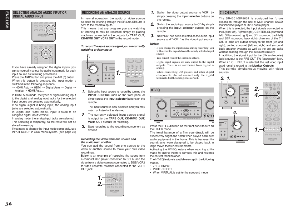 Marantz SR4001 User Manual | Page 40 / 51