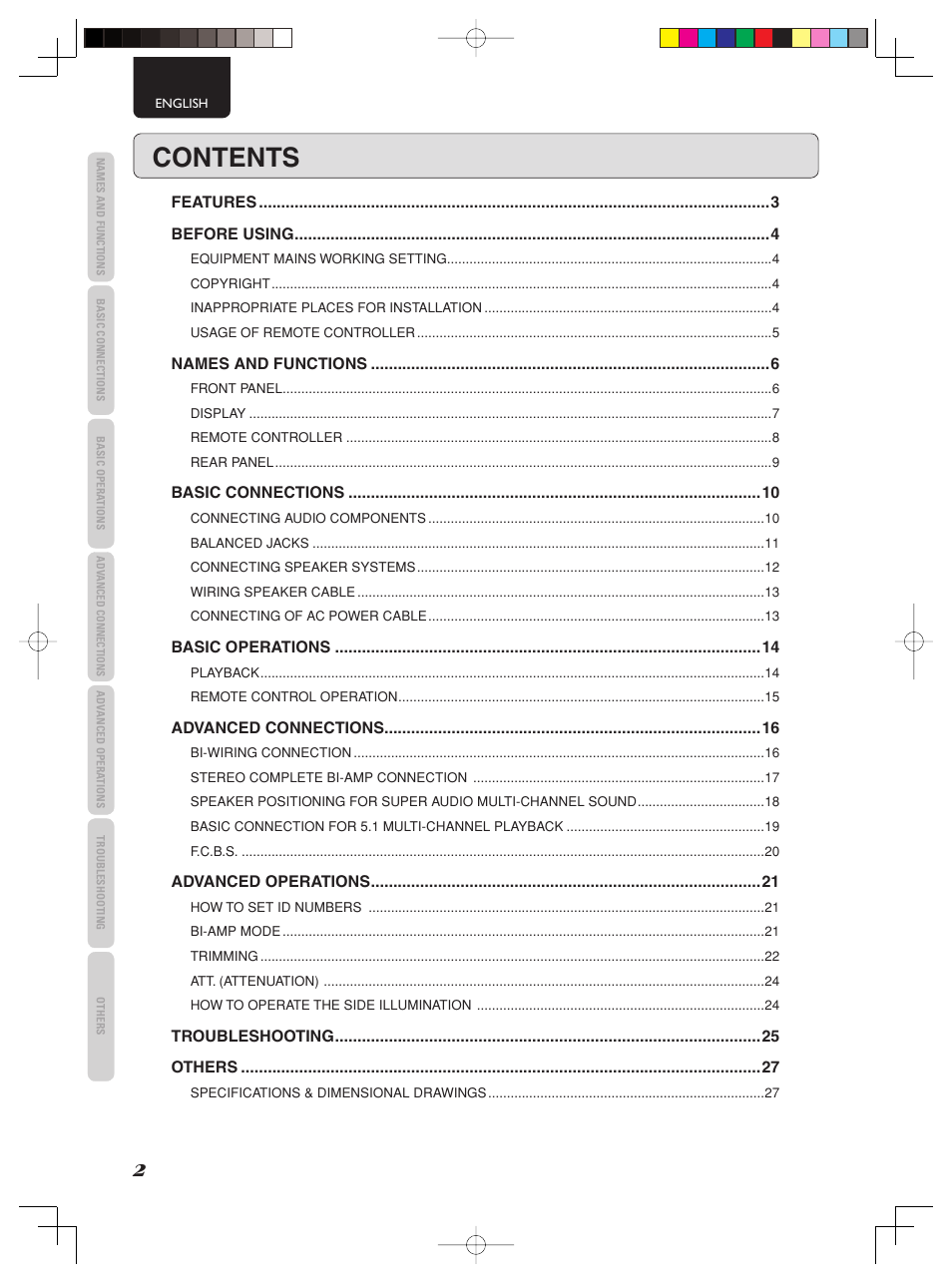 Marantz PM-11S2 User Manual | Page 8 / 35